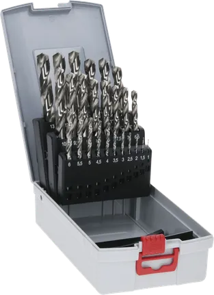 COFFRET 25 FORETS HSS-G PRO MÉTAL 1-13MM X0,5MM