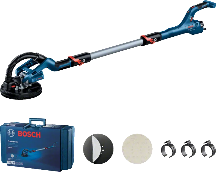 PONCEUSE MUR ET PLAFOND BOSCH GTR 55-225 550W EN COFFRET